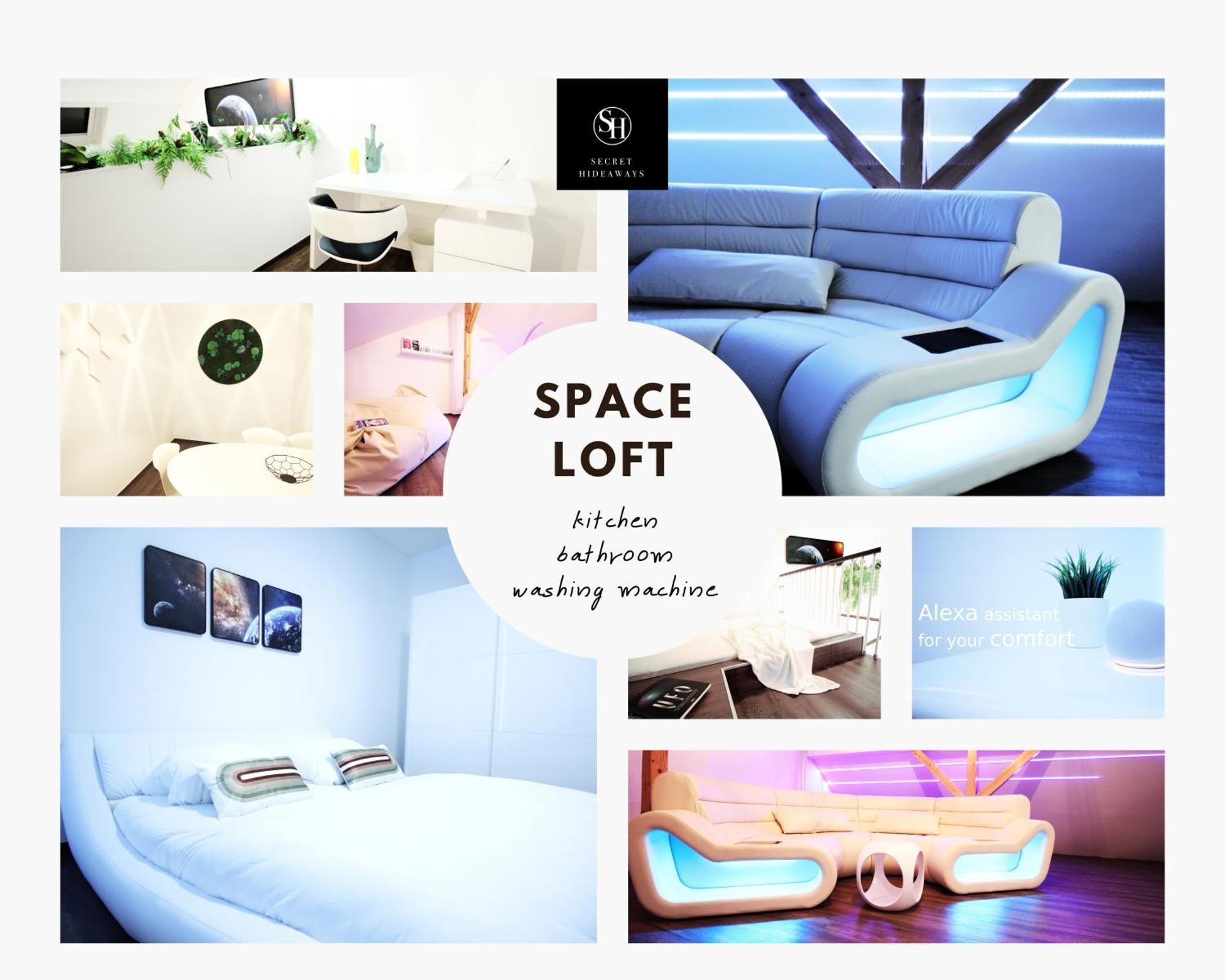 Secret Hideaways Space Loft Wohndesign Auf 2 Etagen L 450M Bis Uni Дуйсбург Экстерьер фото