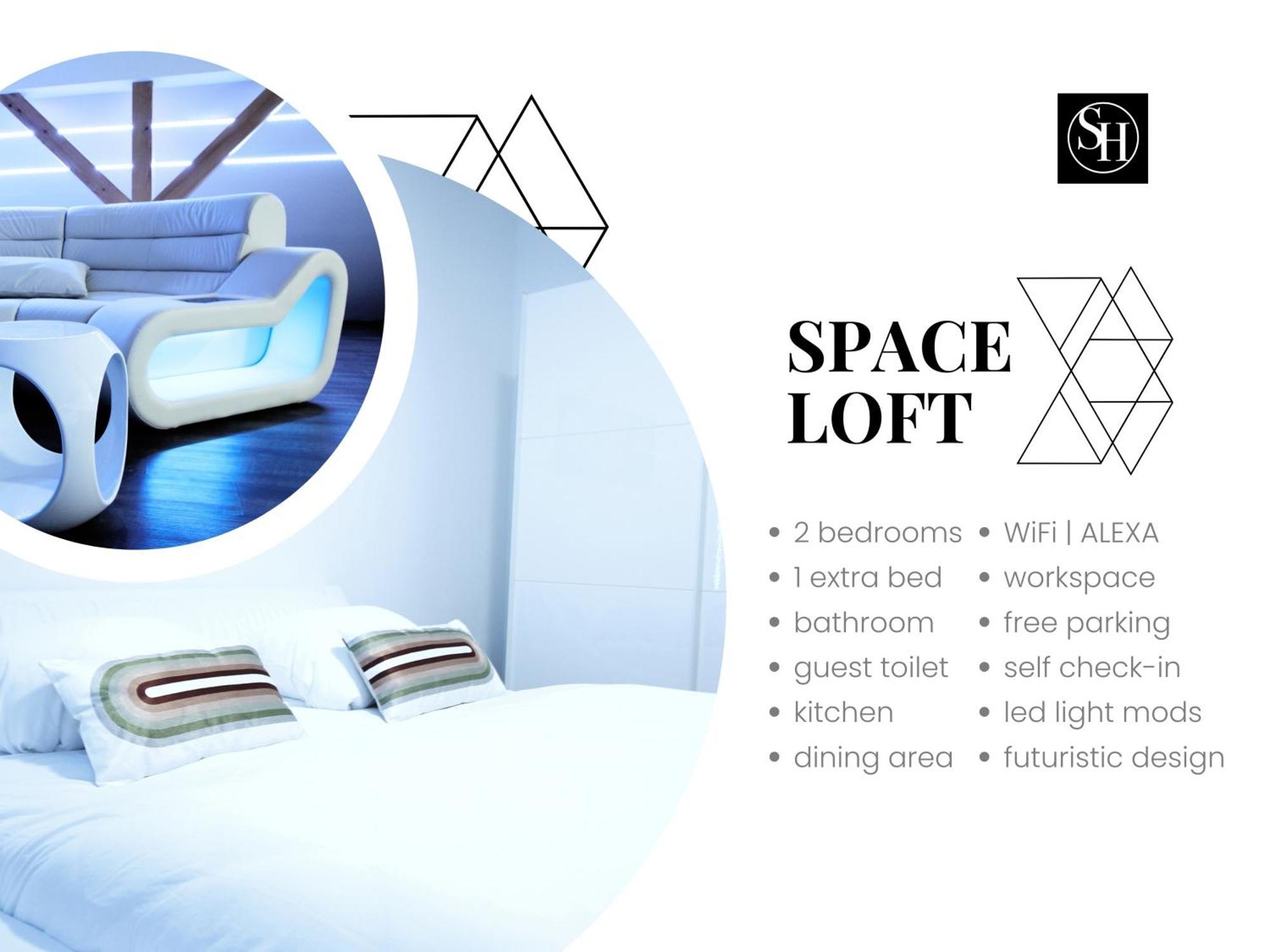 Secret Hideaways Space Loft Wohndesign Auf 2 Etagen L 450M Bis Uni Дуйсбург Экстерьер фото